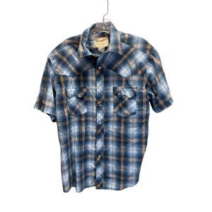 Wrangler Western Pearl Snapshirt size Large